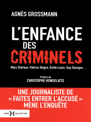cover image of L'enfance des criminels